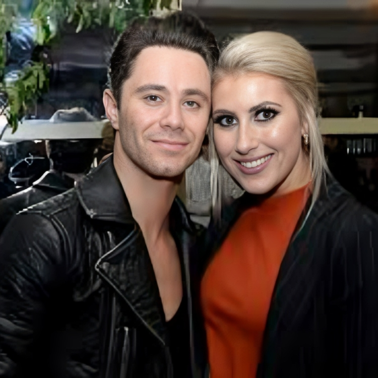 Emma Slater and Sasha Farber when they were married.
